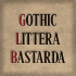 Font Gothic Littera Bastarda