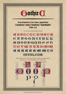 Font Initials Gothic C