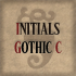 Font Initials Gothic C