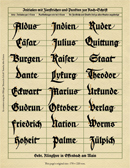 Font Deutsche Schrift