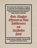 Font Wilhelm Klingspor Schrift