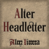 Font Alter Headletter